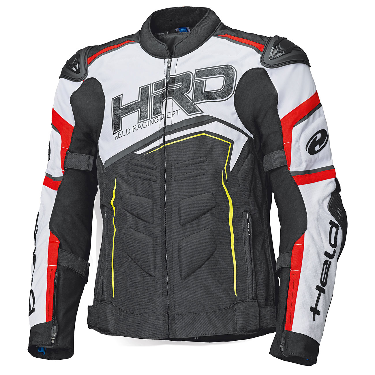 Held Safer SRX Textiljacke schwarz/weiß/rot XXL - Motorradbekleidung - Motorradbekleidung Herren