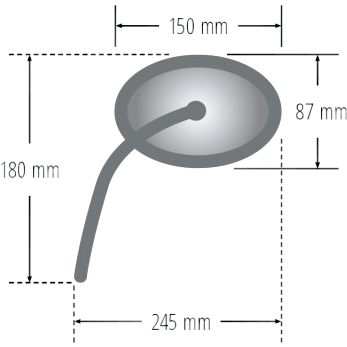Highsider-Verkleidungsspiegelpaar ohne Adapter Sempione-5733661116007070