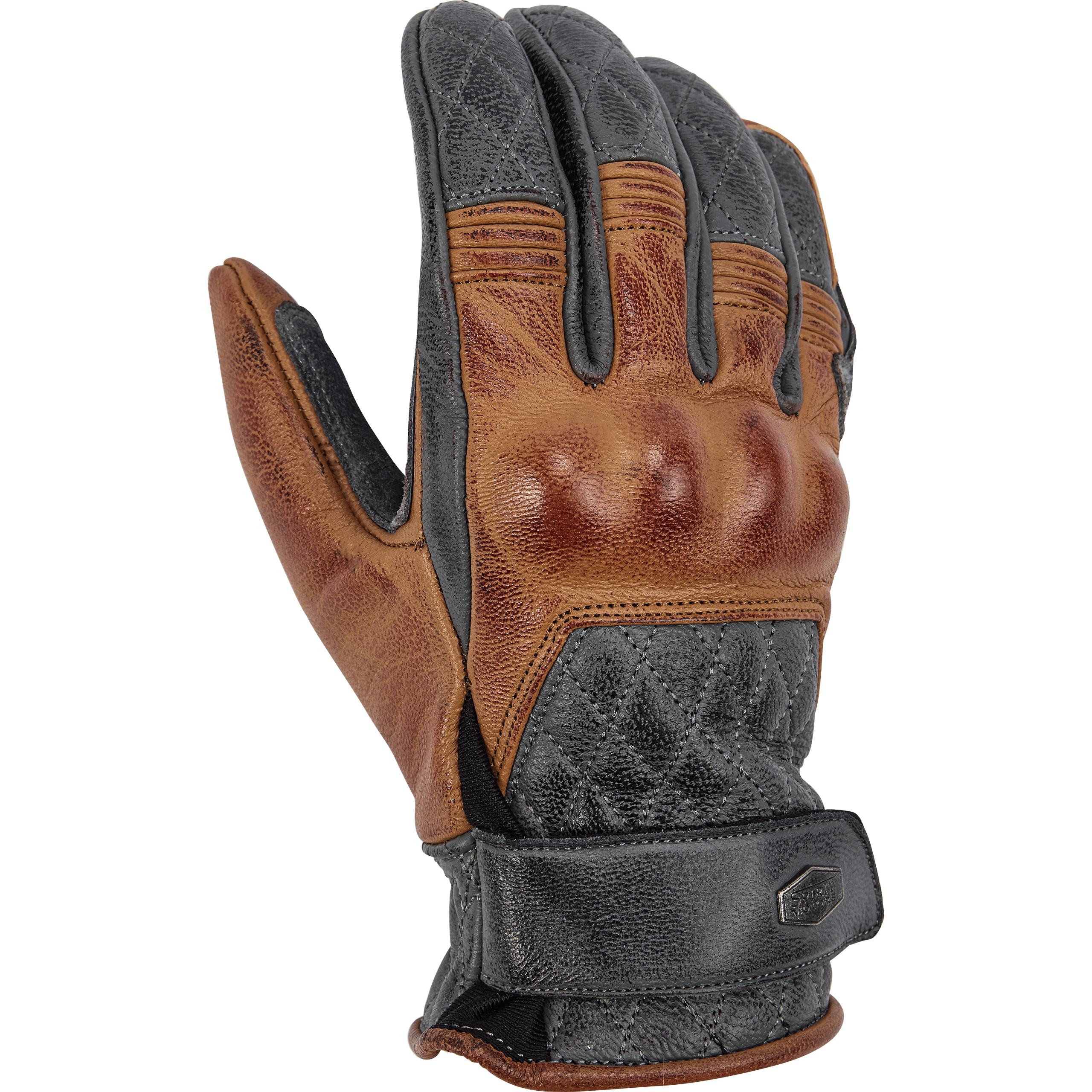 Spirit Motors Sonja Befine Damen Lederhandschuh kurz grau W-7 - Motorradbekleidung - Motorradhandschuhe