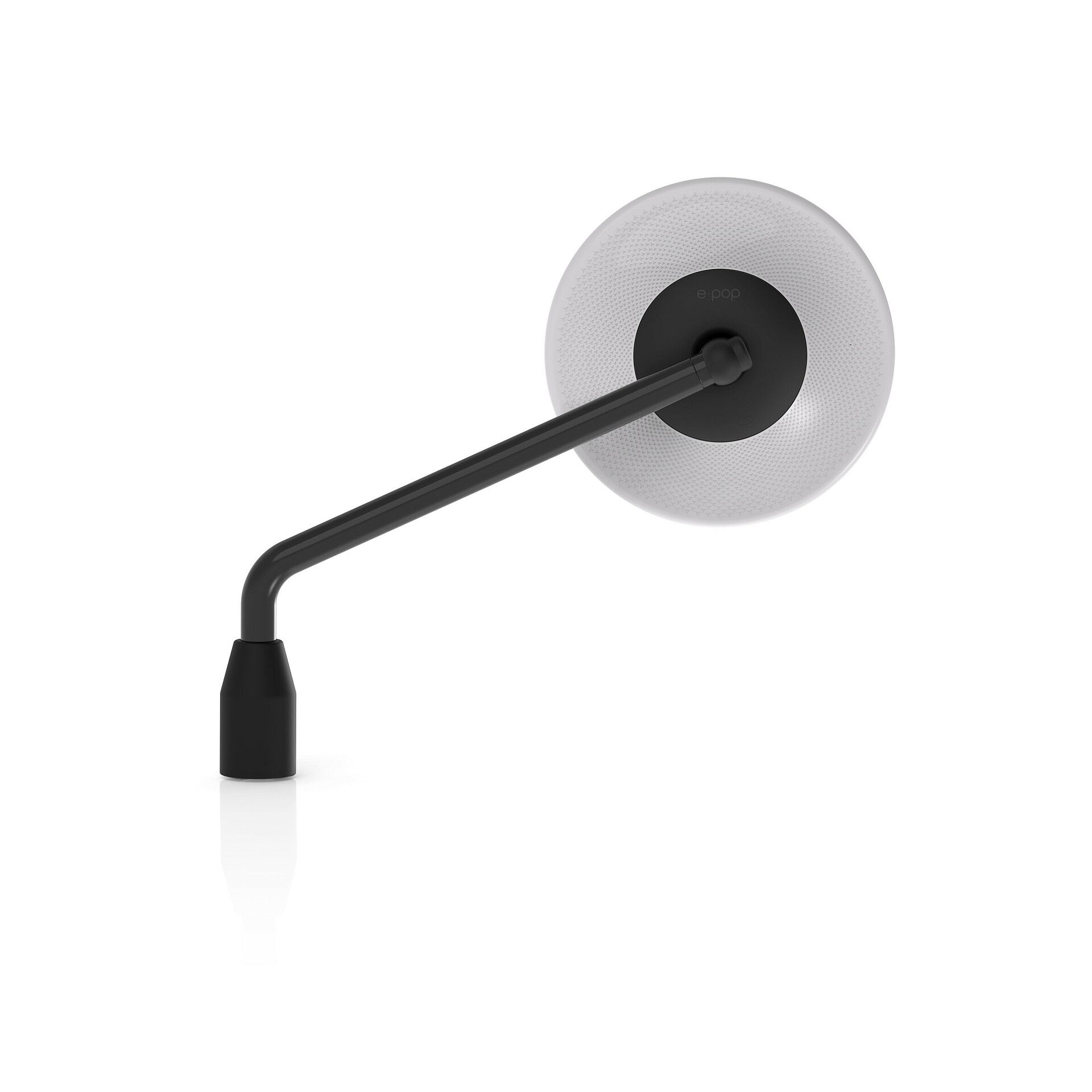 Rizoma-Lenkerspiegel ohne Aufnahme E-Pop BS121N Ø94,5mm silber/schw-0000086335001000