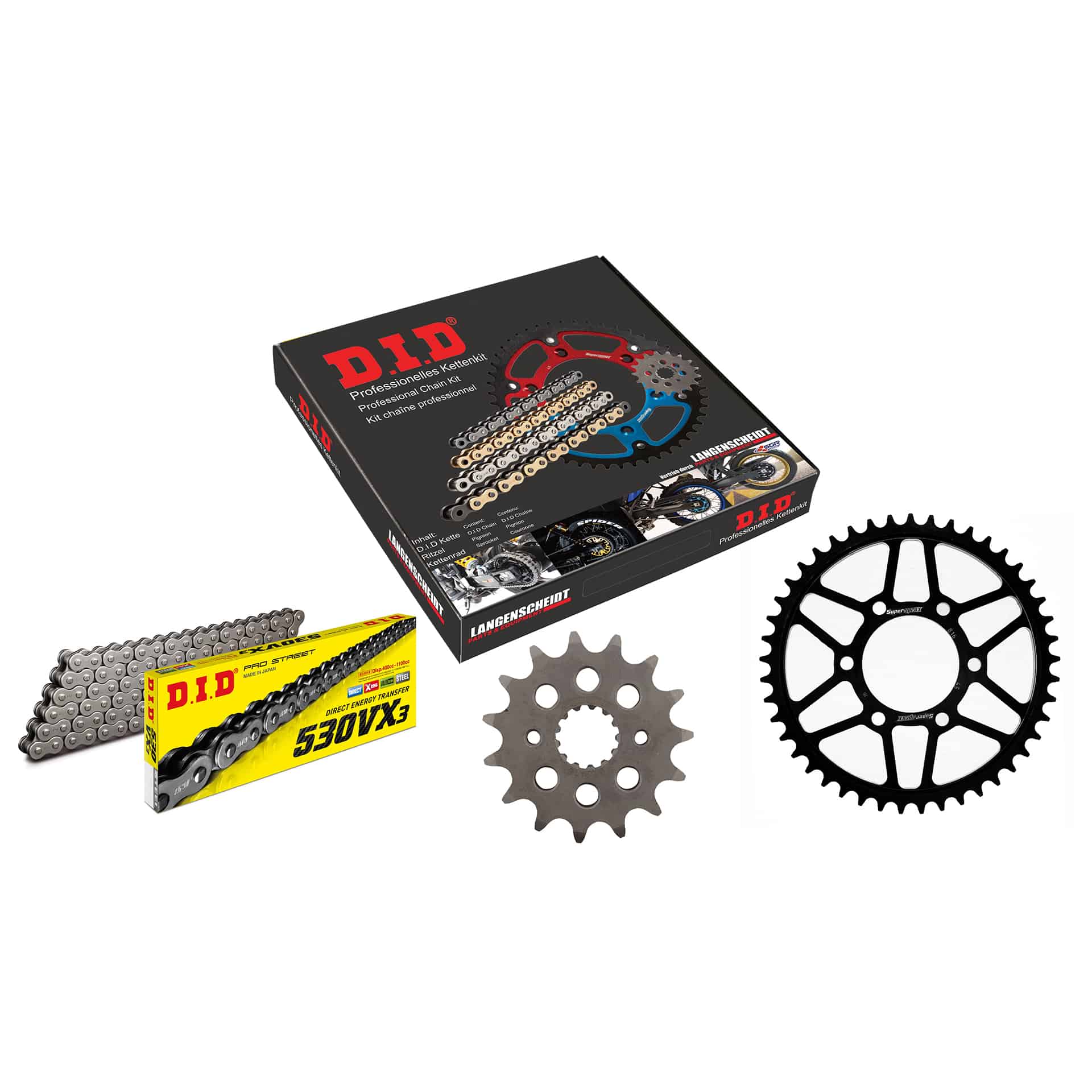 D.I.D. kit chaîne 530VX3 rivet X 15/45/110 pour GSF 1200 Bandit /S
