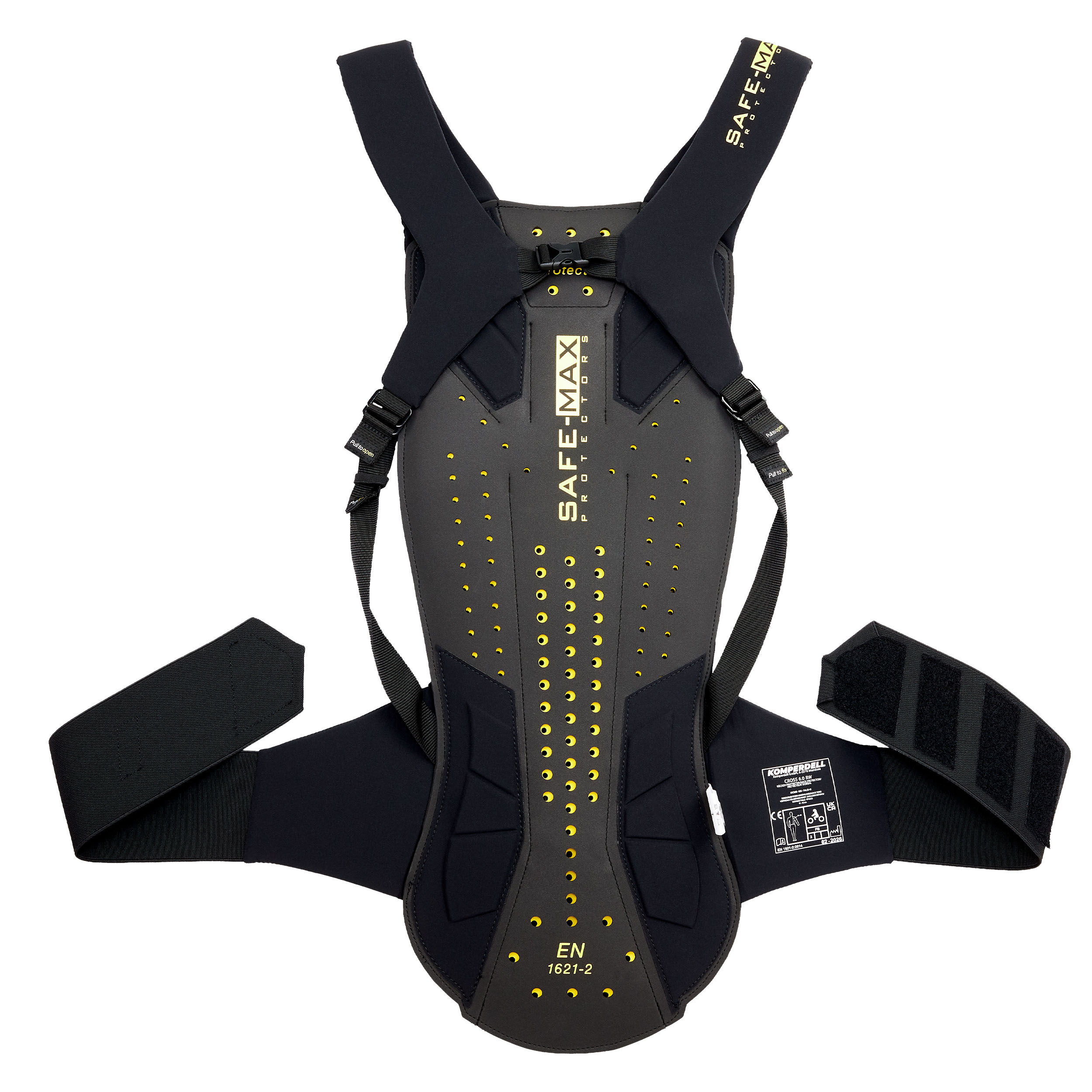 Safe Max Umschnall-Rückenprotektor 3.0 schwarz M - Motorradbekleidung - Protektoren & Sicherheit