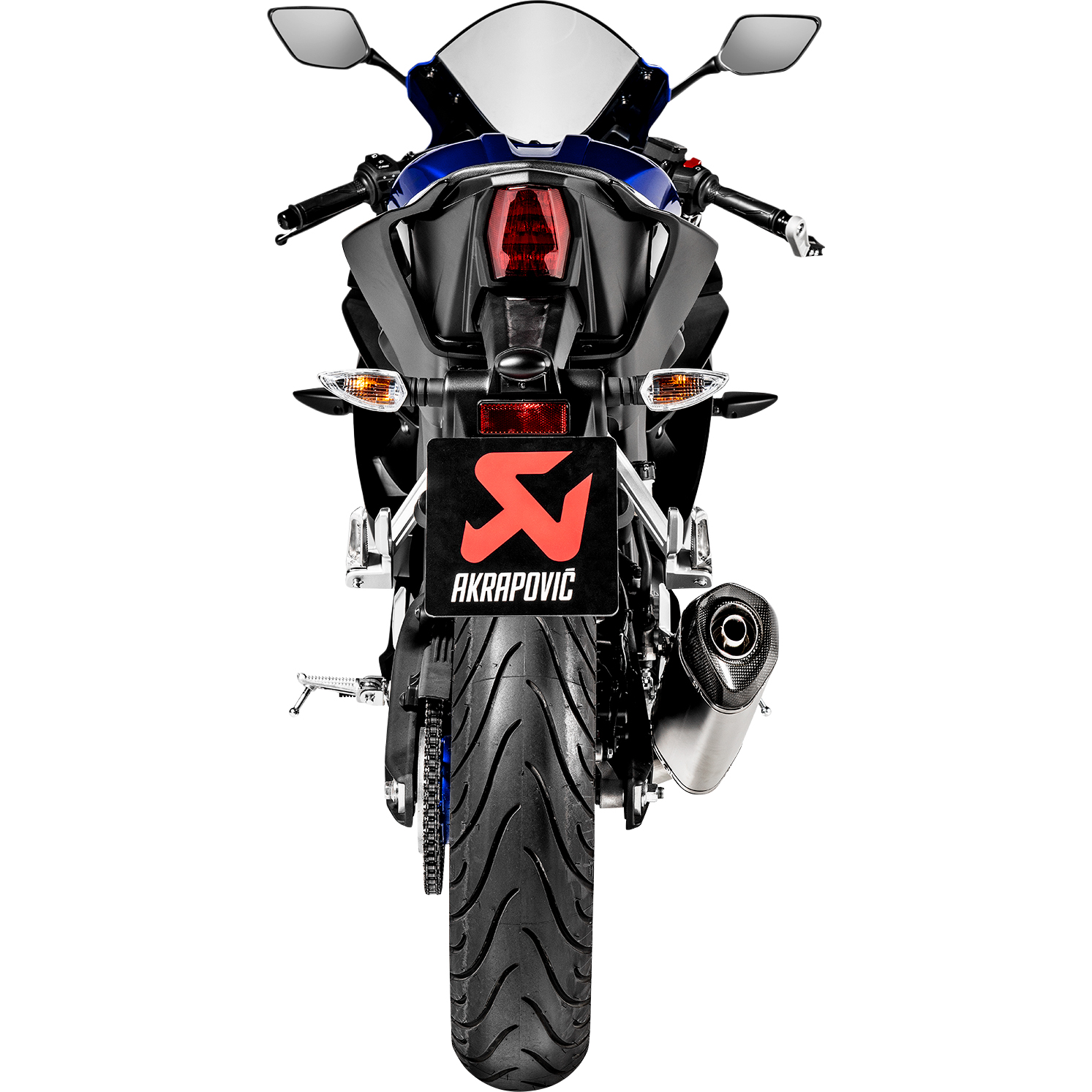 Akrapovic-Auspuff Komplettanlage 1-1 oK Titan für MT/YZF R 125 19-20-5738011000030160