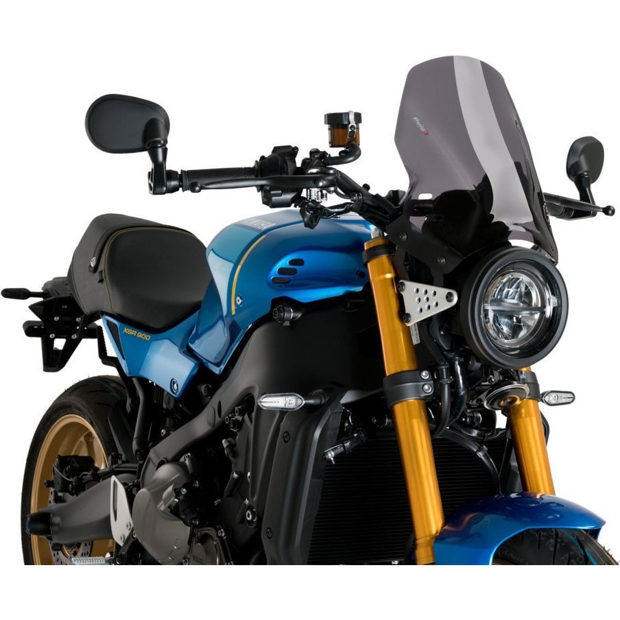 Puig Windschutzscheibe NG Sport stark getönt für XSR 900 2022- - Motorradteile & Ersatzteile - Anbauteile