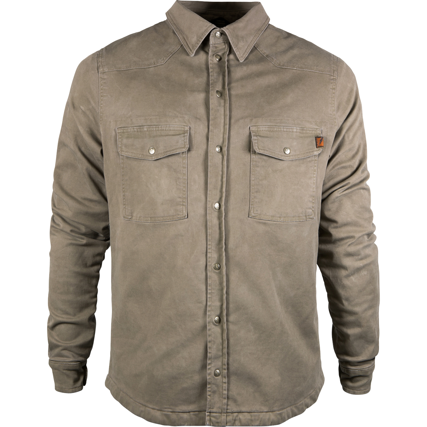 John Doe-Motoshirt Hemd camel XL-2016531999013011