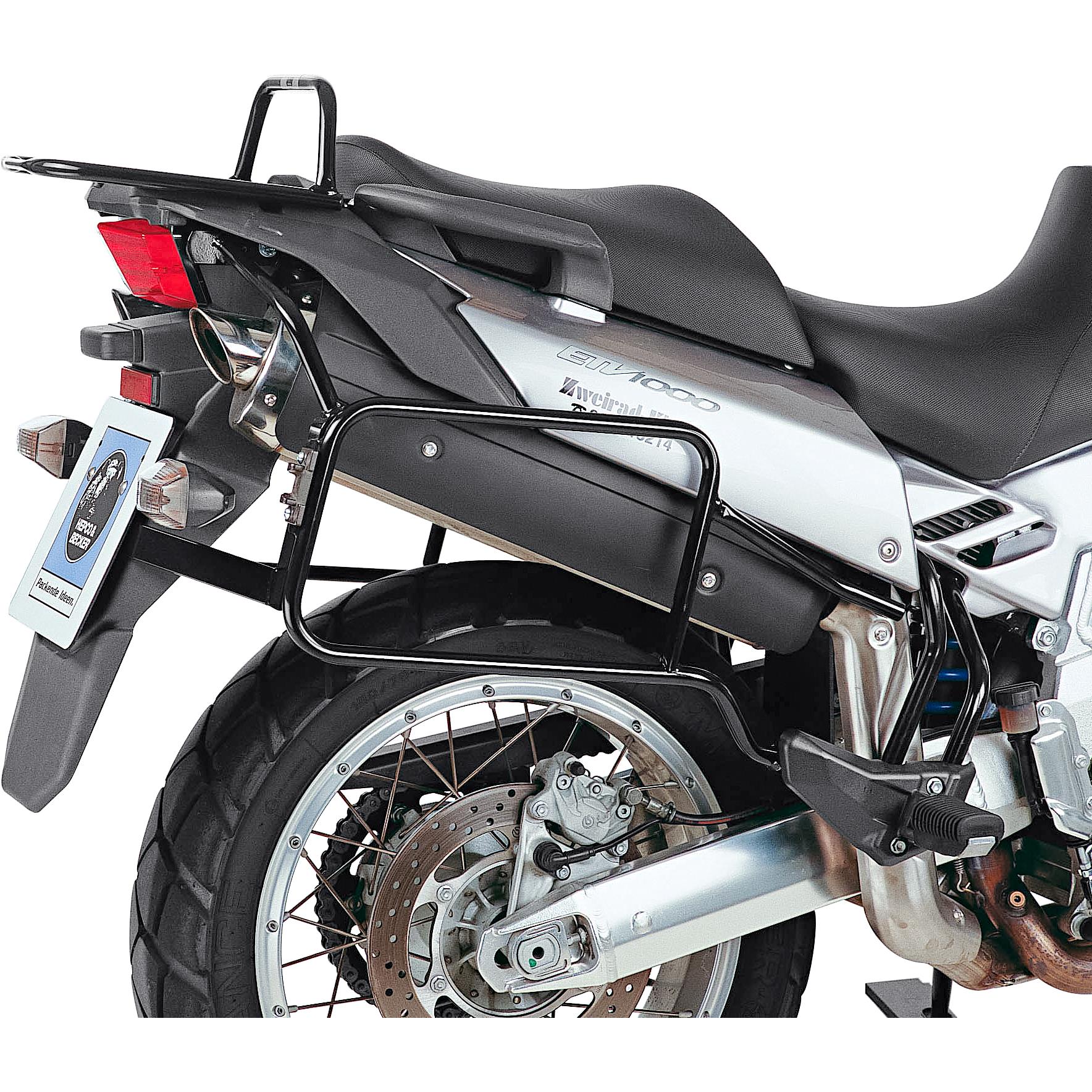 Hepco & Becker Seitenkofferträger schwarz für Aprilia ETV 1000 Caponord - Motorradzubehör - Motorradgepäck