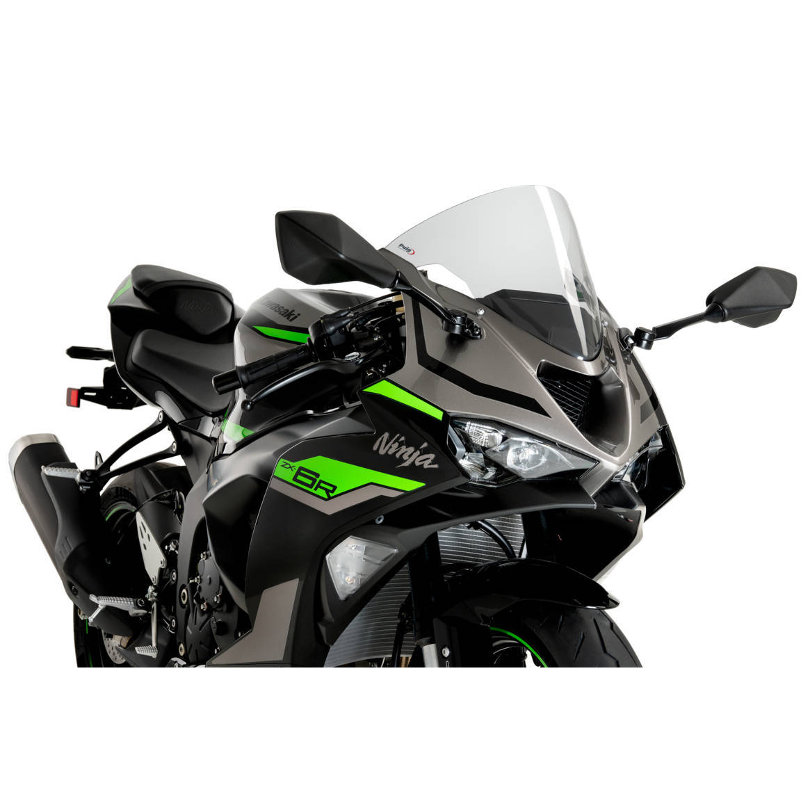 Puig R-Racer Scheibe klar für Kawasaki ZX-6 R 2024- - Motorradteile & Ersatzteile - Verkleidungen & Abdeckungen