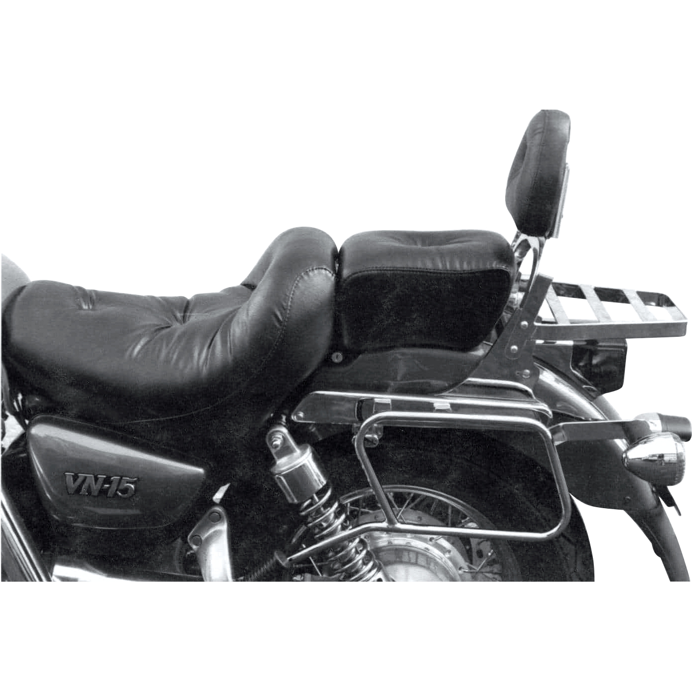 Hepco & Becker Packtaschenhalter chrom für Kawa VN 1500 Gußrad 1988-1992 - Motorradzubehör - Motorradgepäck