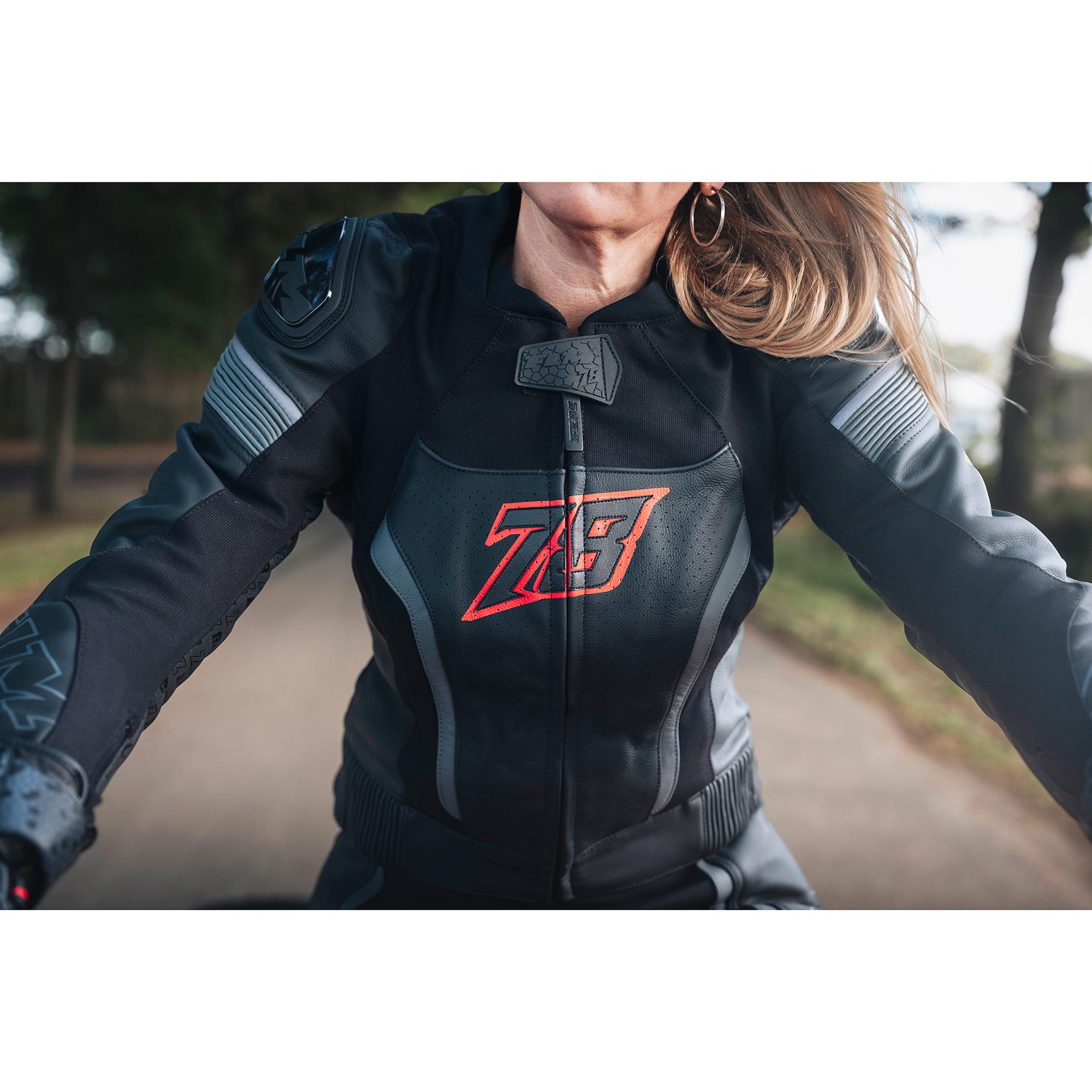 FLM-Mandalika Damen Sport Lederjacke-0000979999010299