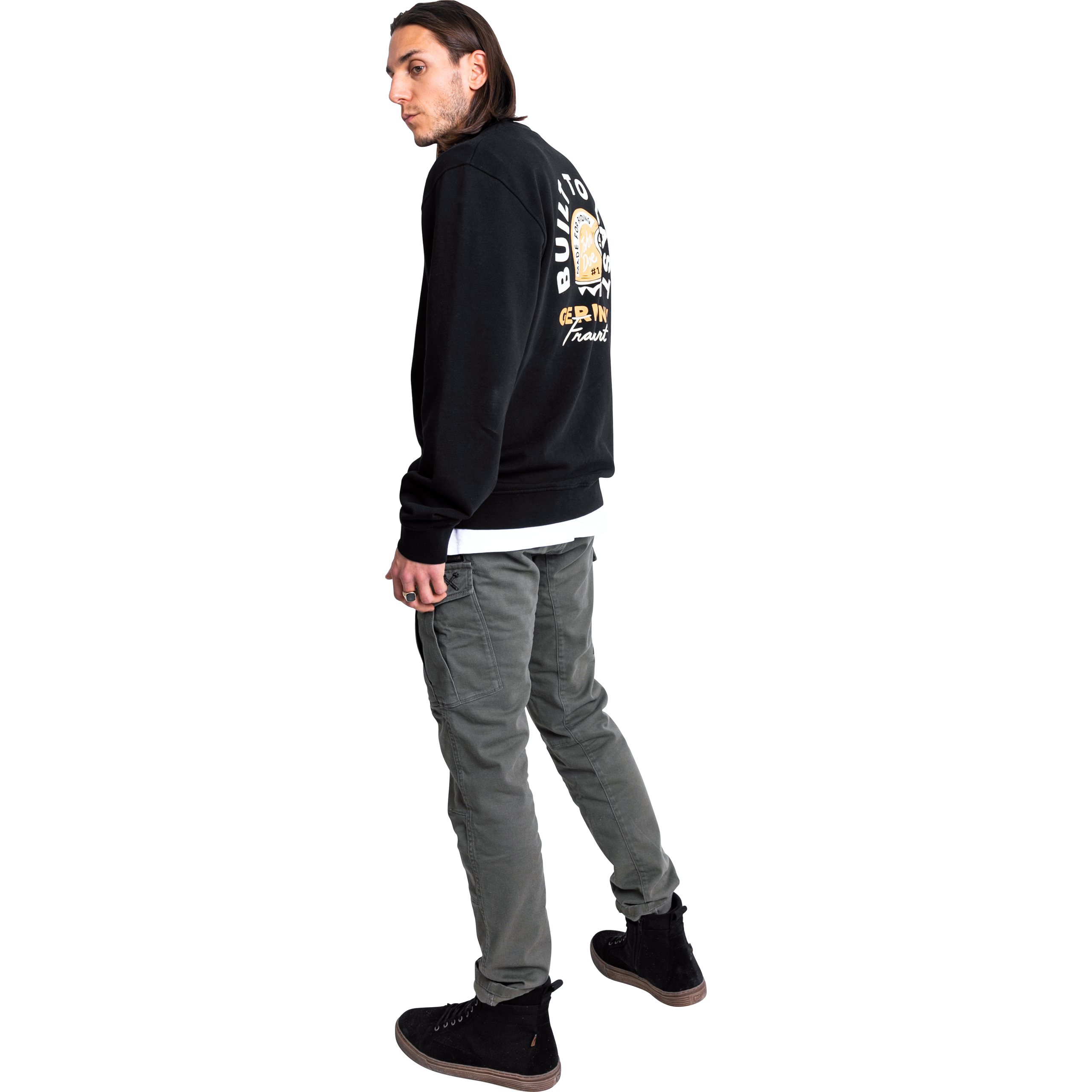 John Doe-Sweater Built to Last schwarz S-8021401999001008