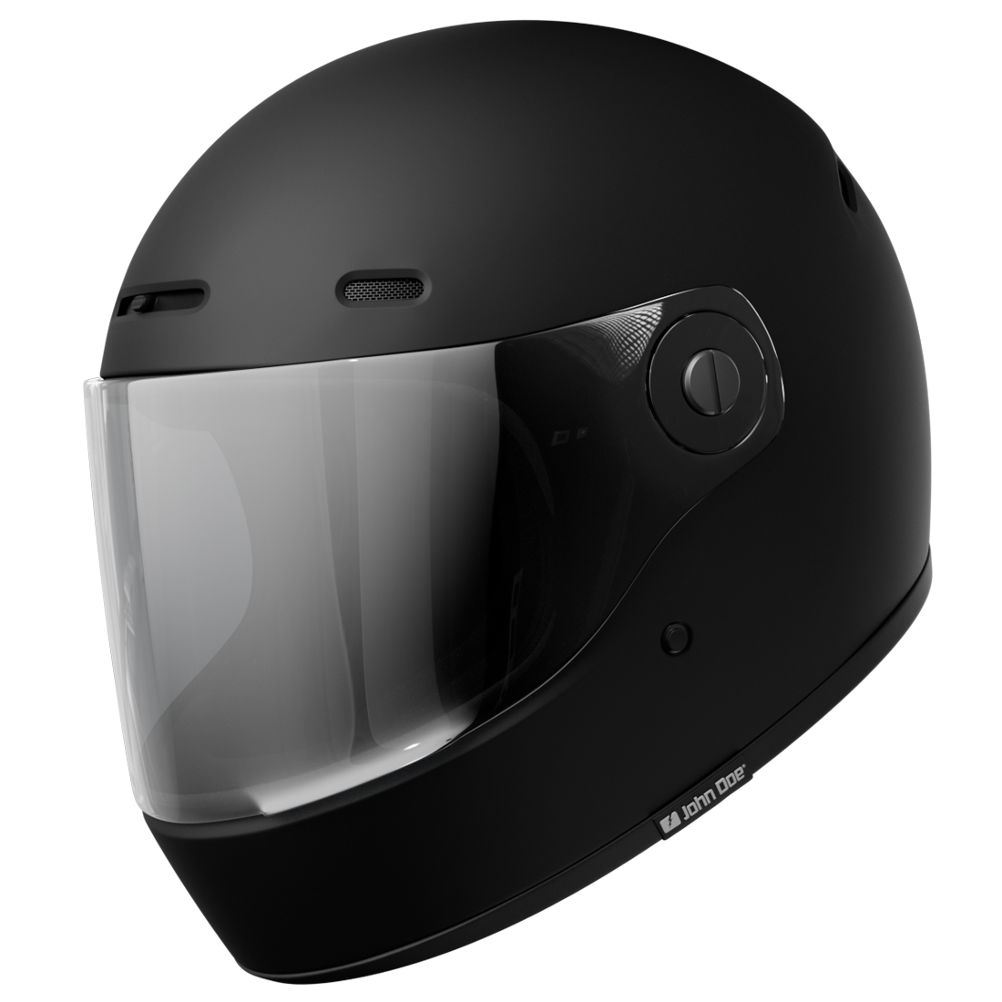 John Doe JD/ONE Helmet Frozen Black XL - Helme & Brillen - Motorradhelme
