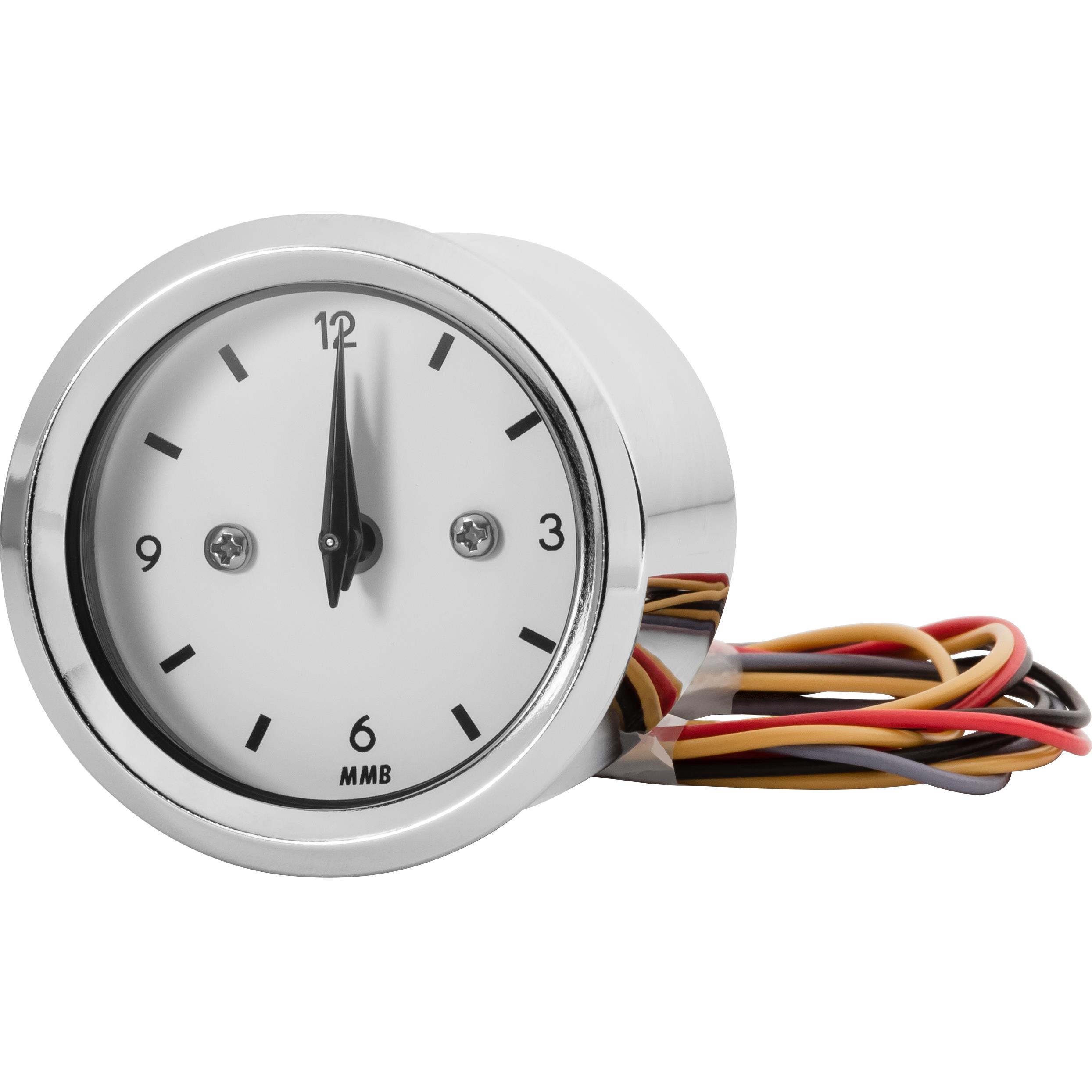 MMB-Basic Uhr 48mm chrom/weiß-5728141066000150