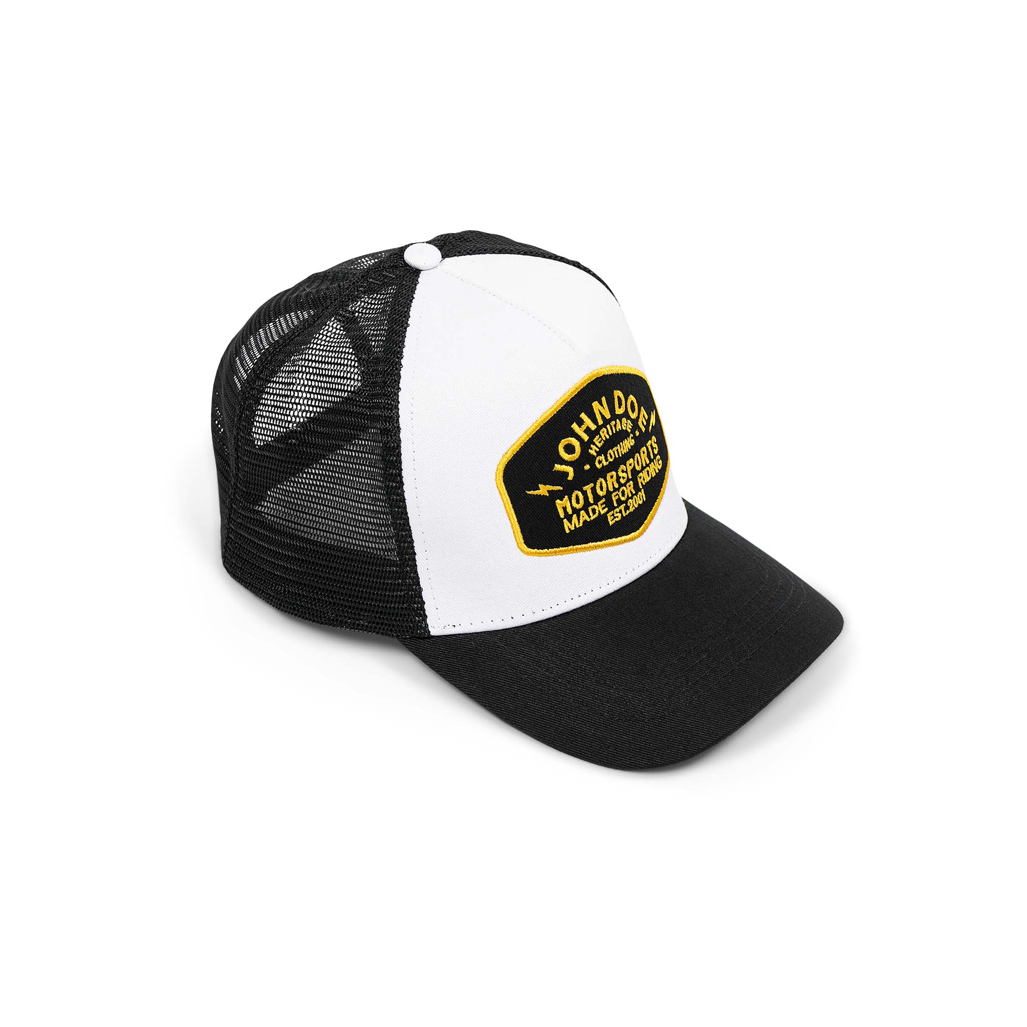 John Doe JDM Heritage Cap schwarz/weiß - Motorradbekleidung - Freizeitbekleidung