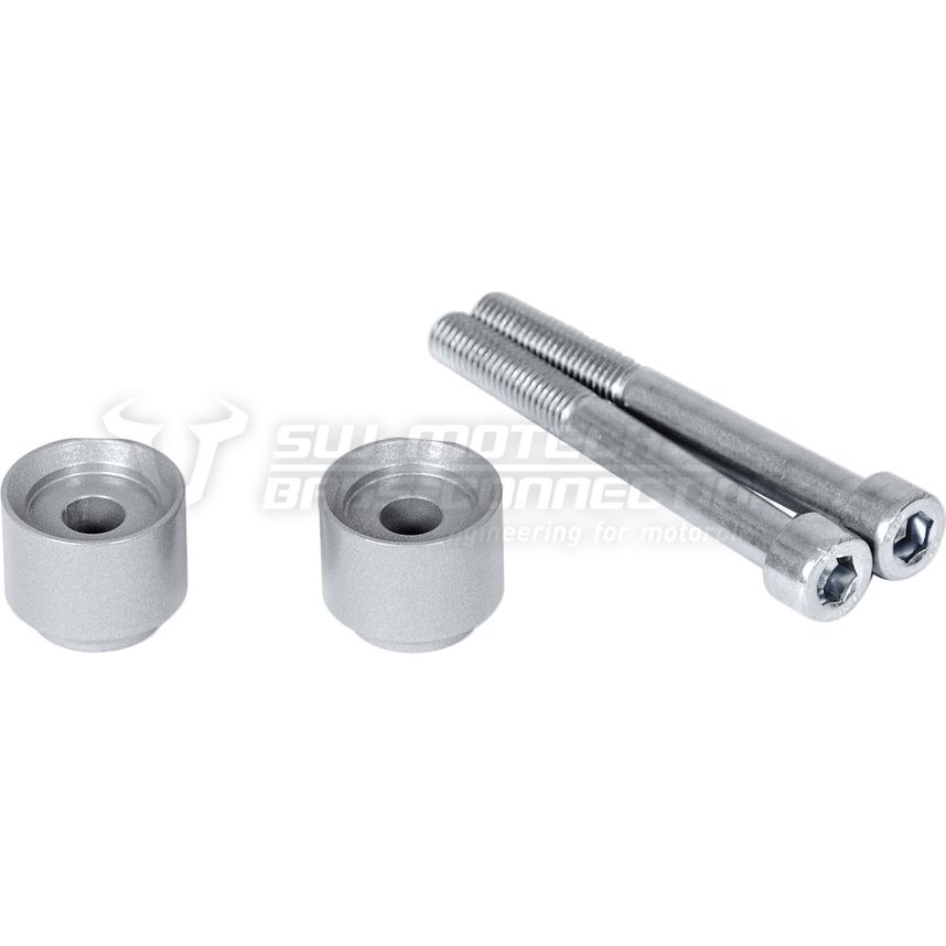 SW-MOTECH Lenkererhöhung T 20mm LEH.07.039.118/20/S für BMW silber - Motorradteile & Ersatzteile - Lenker, Griffe & Hebel