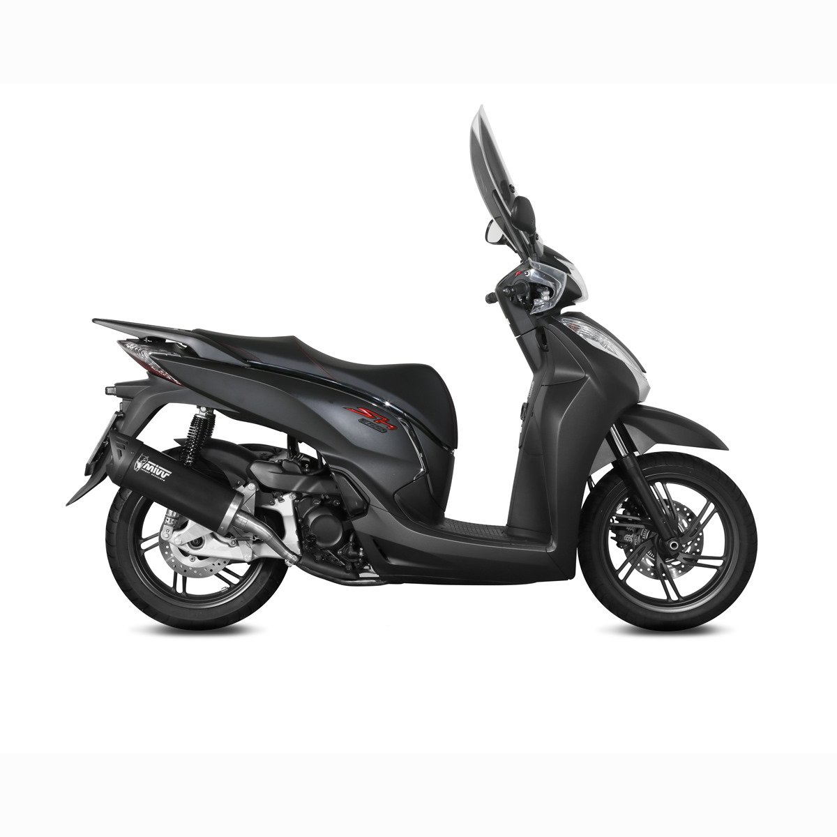 MIVV échappement Mover MV.HO.0001.KV noir pour SH 300 2007-2020