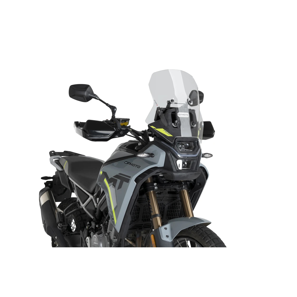 Puig Verkleidungsscheibe Touren klar für CF Moto 450 MT 2024- - Motorradteile & Ersatzteile - Anbauteile