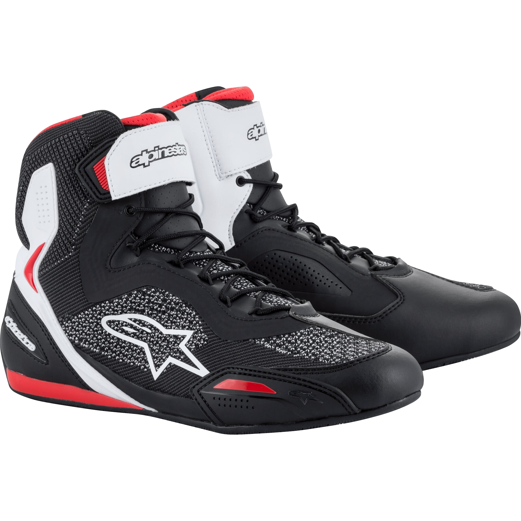 Alpinestars Faster 3 Rideknit Shoe Black/White/Red