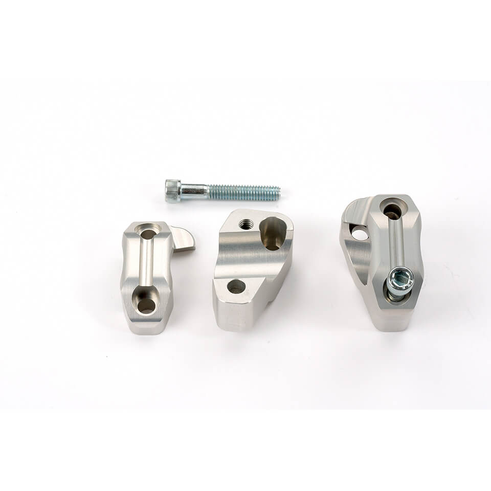 LSL Lenkerklemmböcke Ø28,6mm silber für Buell XB-9/12 S 03-09 - Motorradteile & Ersatzteile - Lenker, Griffe & Hebel