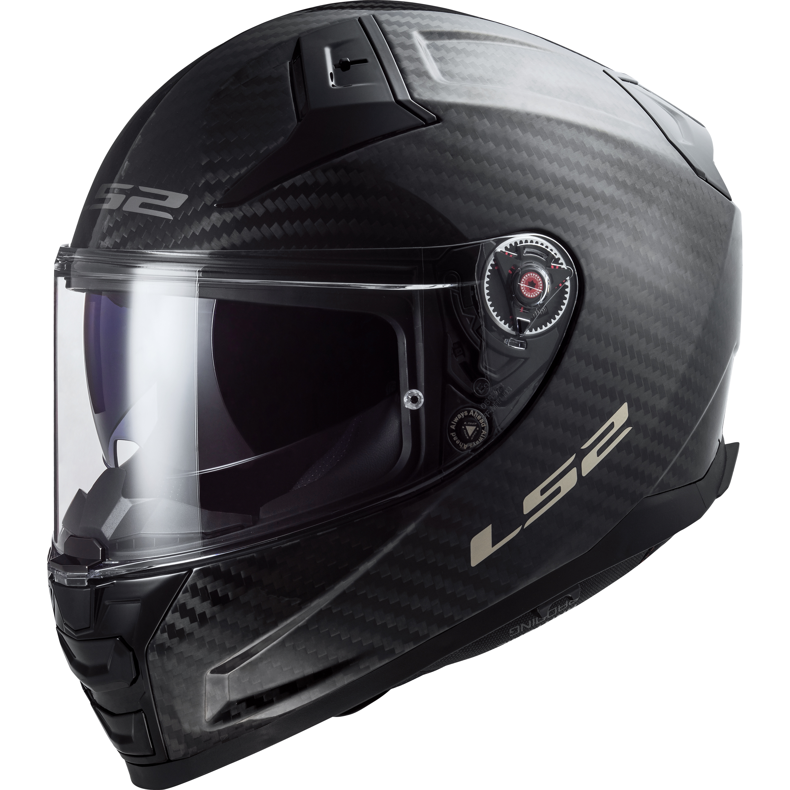 LS2 FF811 Vector II Carbon Solid XL - Helme & Brillen - Sport Helme & Brillen