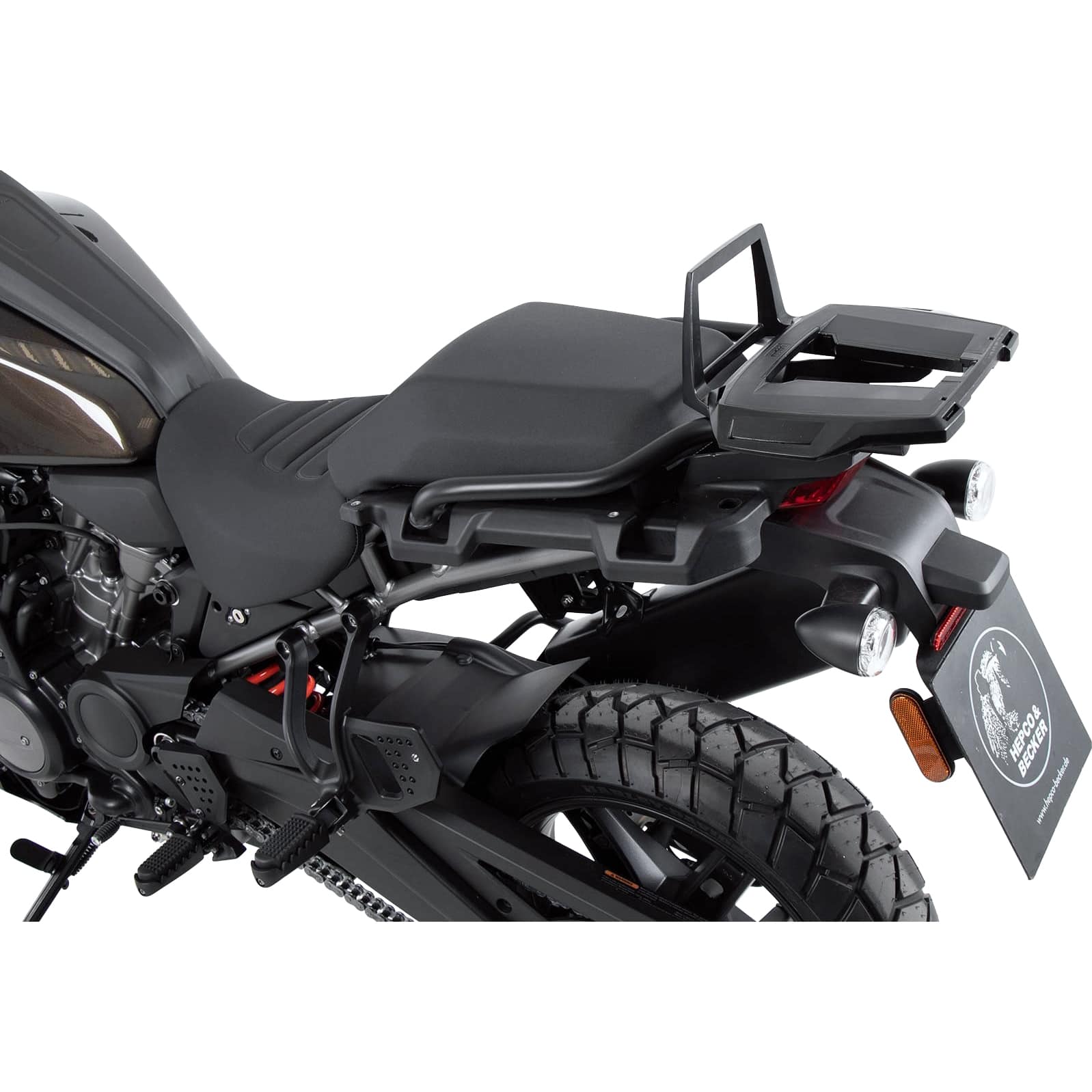 Hepco & Becker Alurack Gepäckbrücke schwarz für Harley-Davidson Pan America - Motorradzubehör - Motorradgepäck