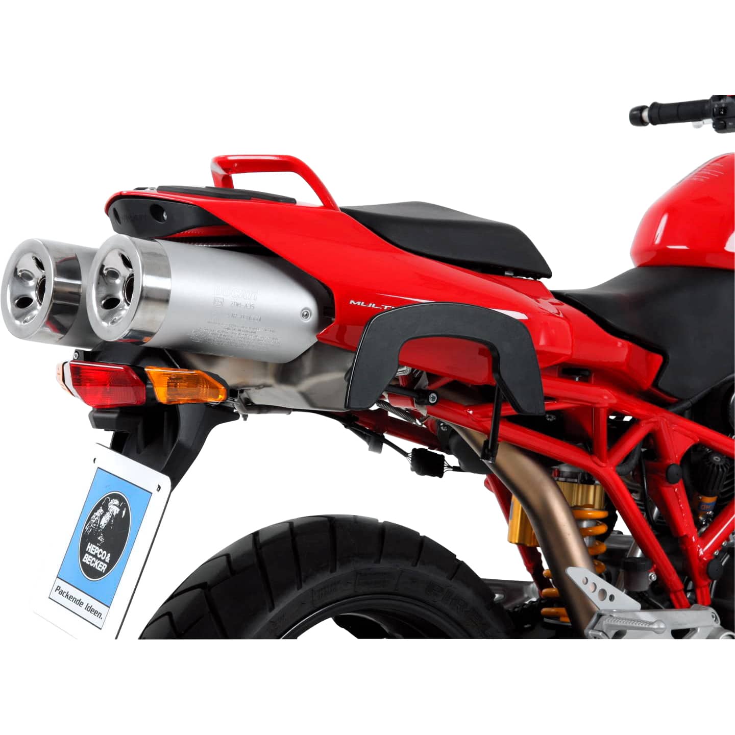 Hepco & Becker Seitentaschenhalter C-Bow schwarz für Multistrada 620-1100 - Motorradzubehör - Motorradgepäck