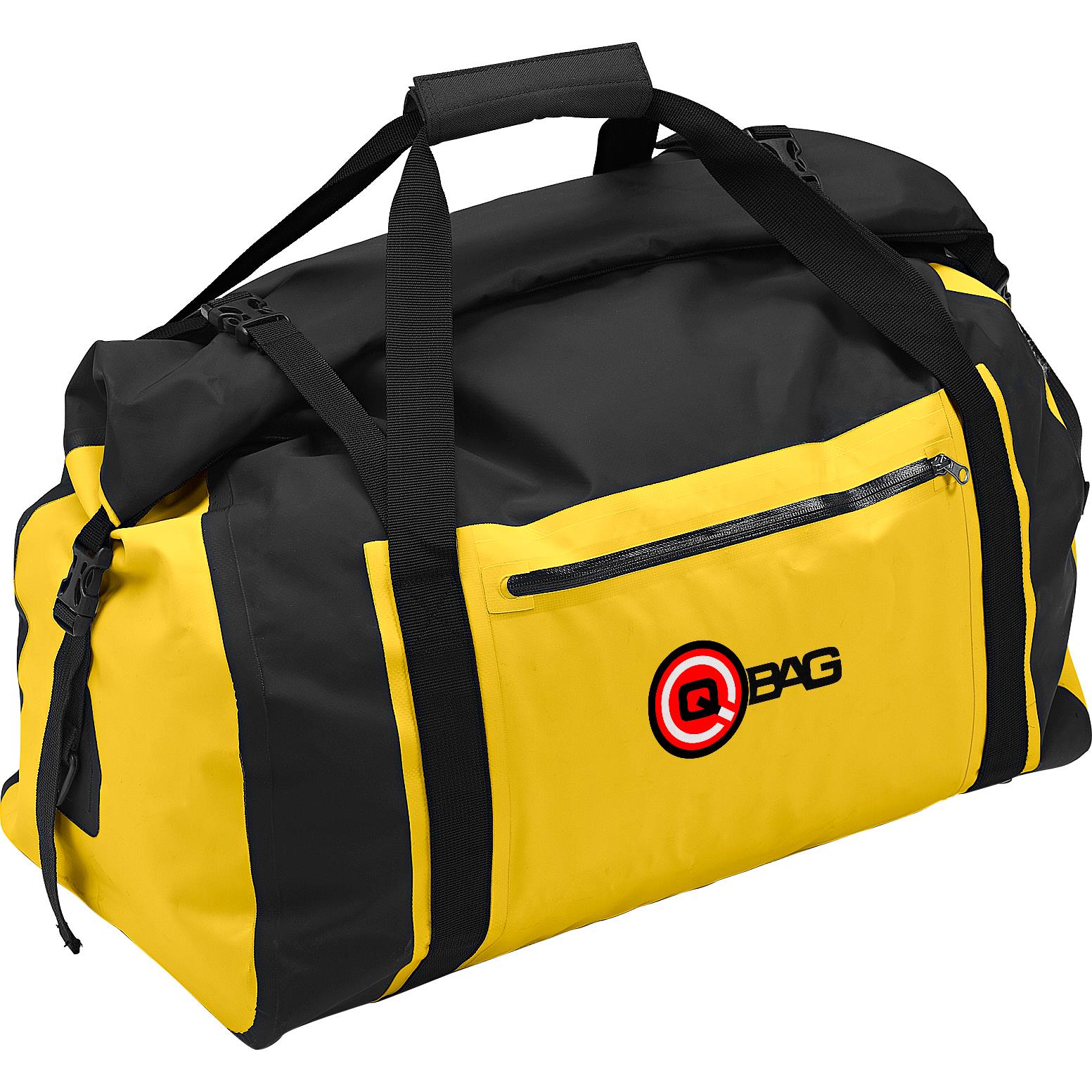 QBag Hecktasche/Gepäckrolle wasserdicht 04 bis zu 80 Liter gelb/s - Motorradzubehör - Motorradgepäck
