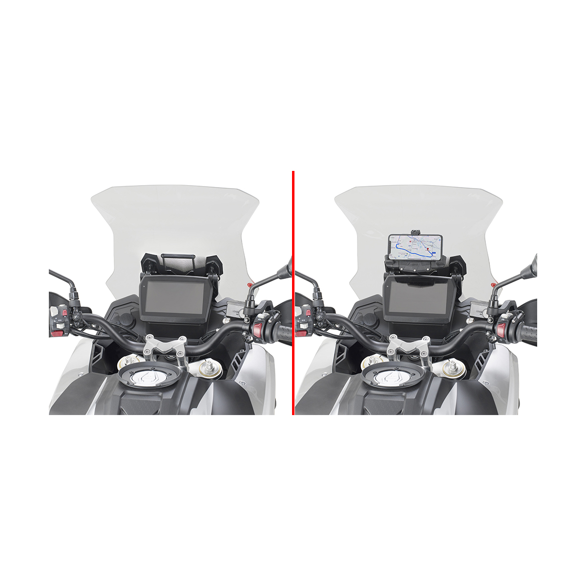 Givi barre de maintien GPS sur pare-brise FB9257 pour Voge 525 DSX 2023-