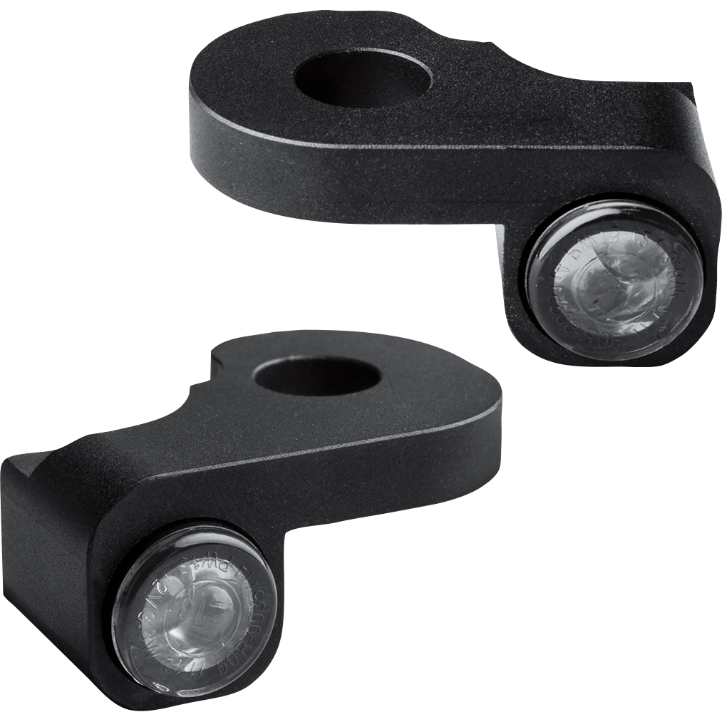HeinzBikes LED Armaturenblinkerpaar Nano für Softail S 14-17 schwarz - Motorradteile & Ersatzteile - Beleuchtung