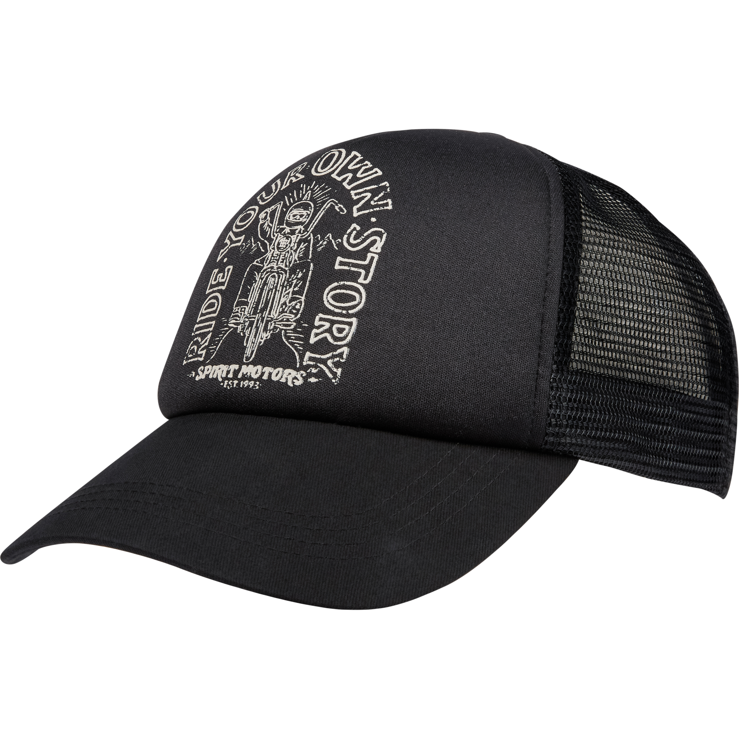 Spirit Motors Chopping Kim cappellino Trucker nero/bianco