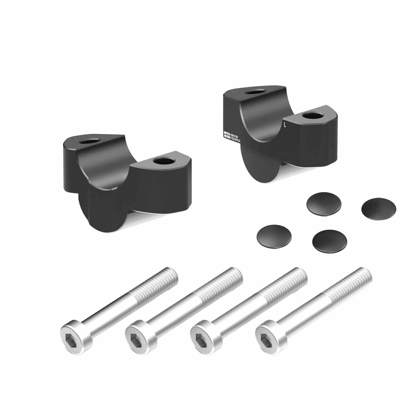 Hepco & Becker rehausse guidon 20mm noir pour GSX-S 1000 S Katana 2021-
