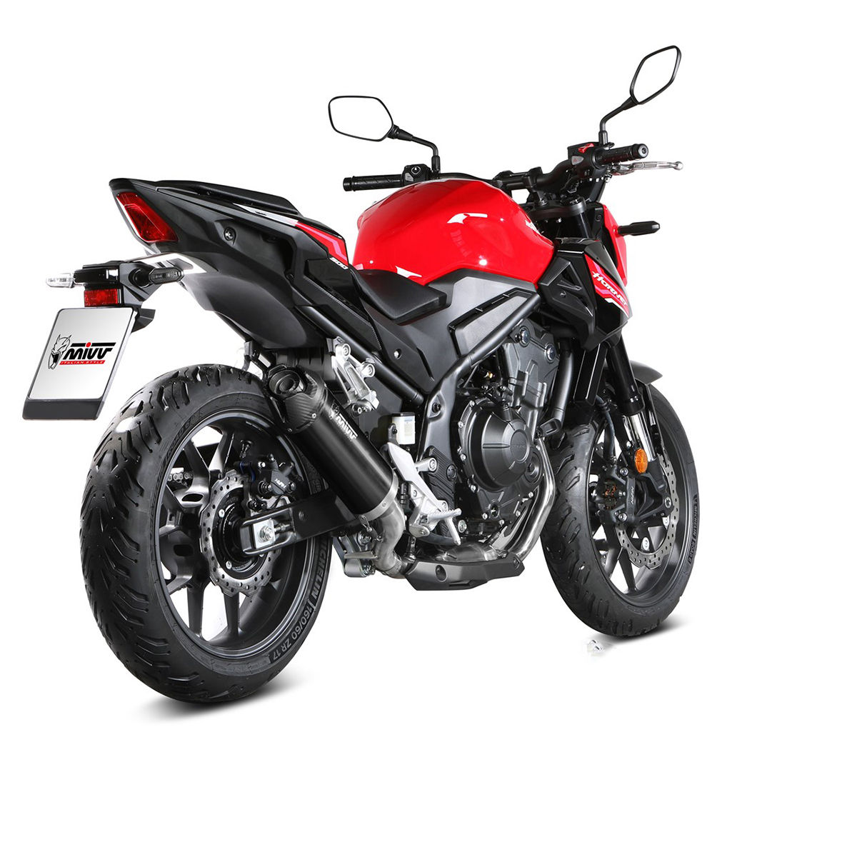MIVV-Auspuff AK-1 H.093.LZK schwarz für Honda CB 500 Hornet-0002168003000007