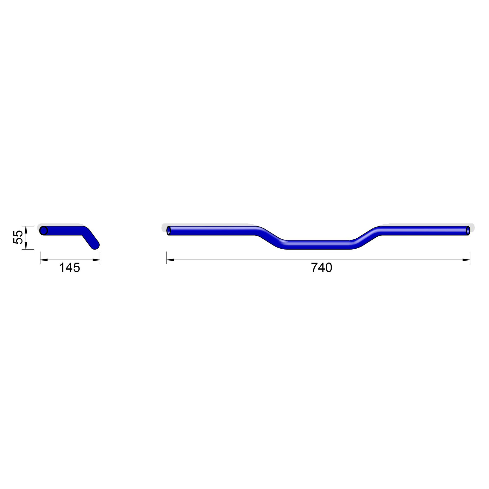 LSL-Lenker Ø25,4mm Alu Superbike AN1 738mm-0002373081000000