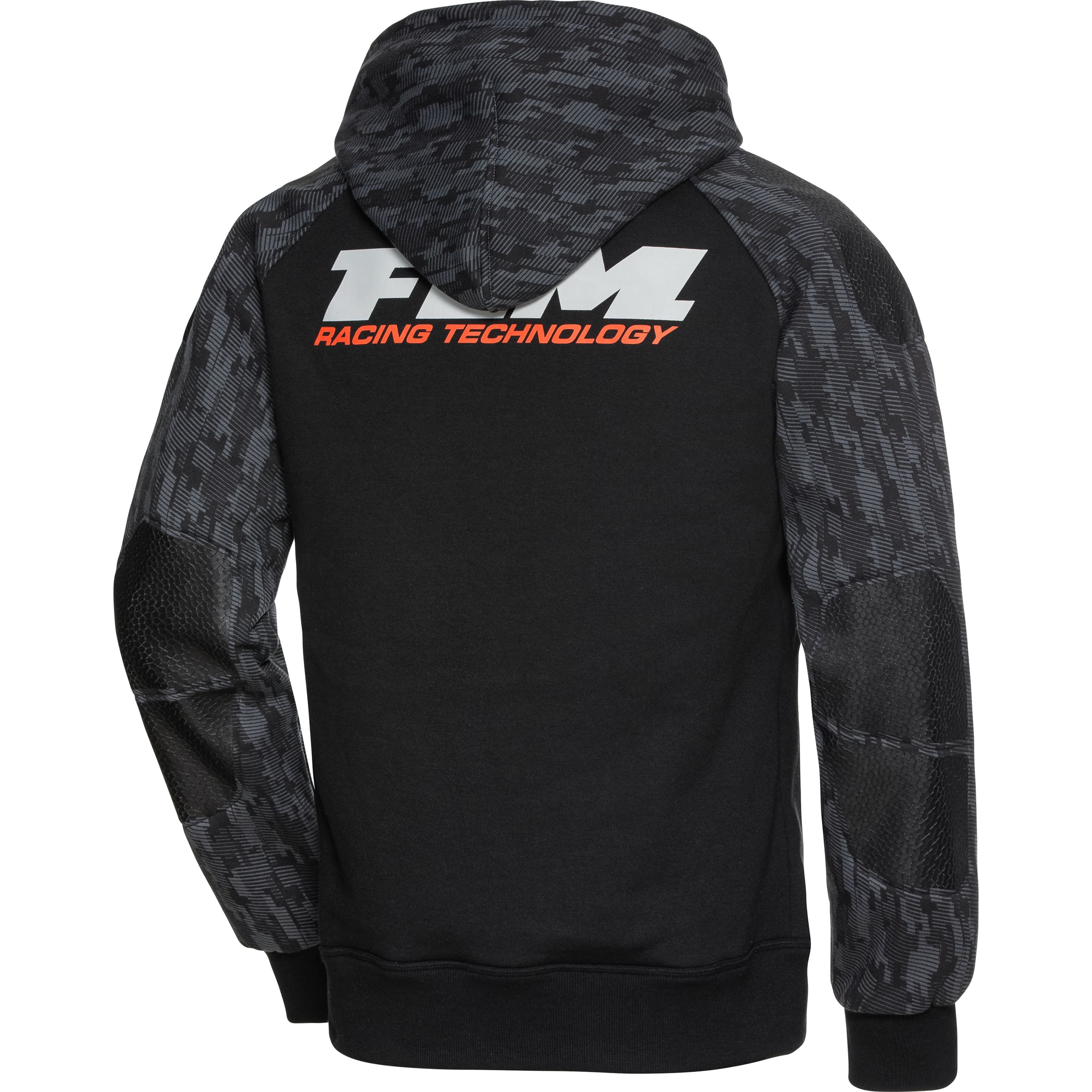 FLM-Drift Sport Hoodie mit Protektoren schwarz/orange-2016641999013