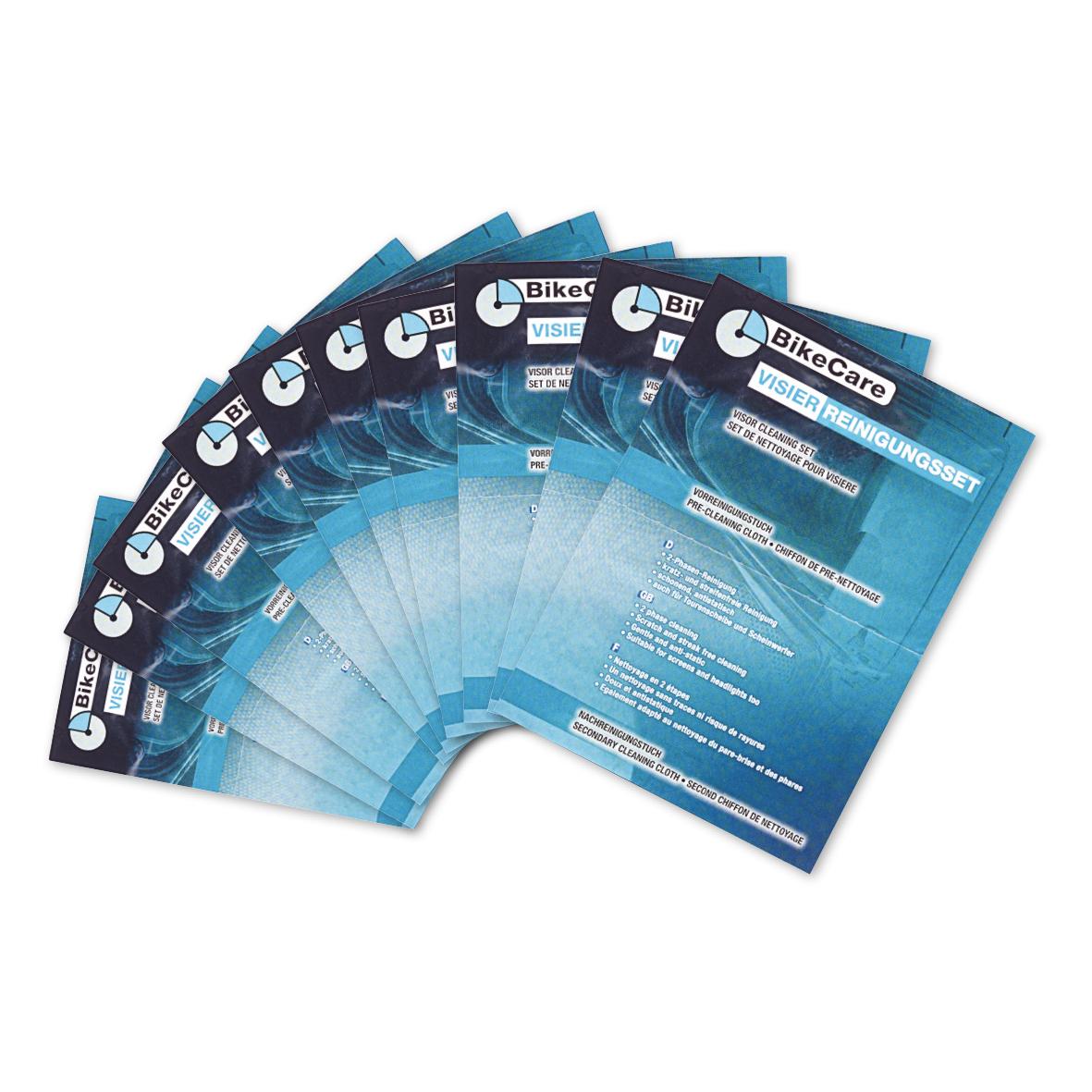 BikeCare-Visier-Reinigungstücher 10er Pack-5711531249000010