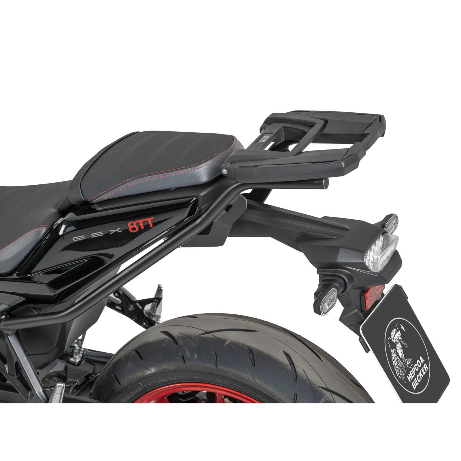 Hepco & Becker Gepäckträger Easyrack schwarz für Suzuki GSX-8 TT - Motorradzubehör - Motorradgepäck