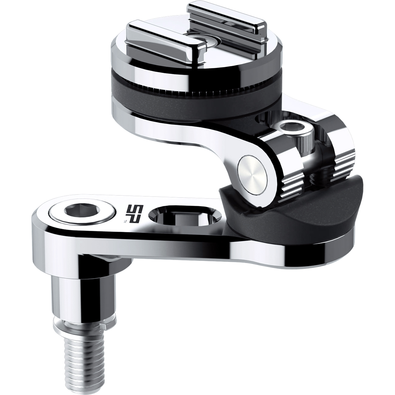 SP Connect Bar Clamp Mount Pro SPC+ für Lenkerklemmung chrom - Motorradzubehör - Multimedia