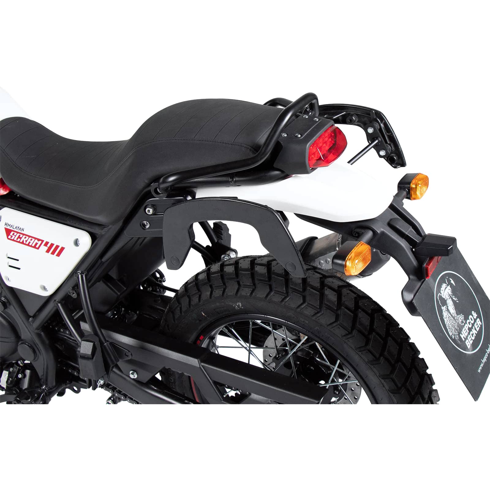 Hepco & Becker C-Bow Seitentaschenhalter schwarz für Royal Enfield Scram 41 - Motorradzubehör - Motorradgepäck