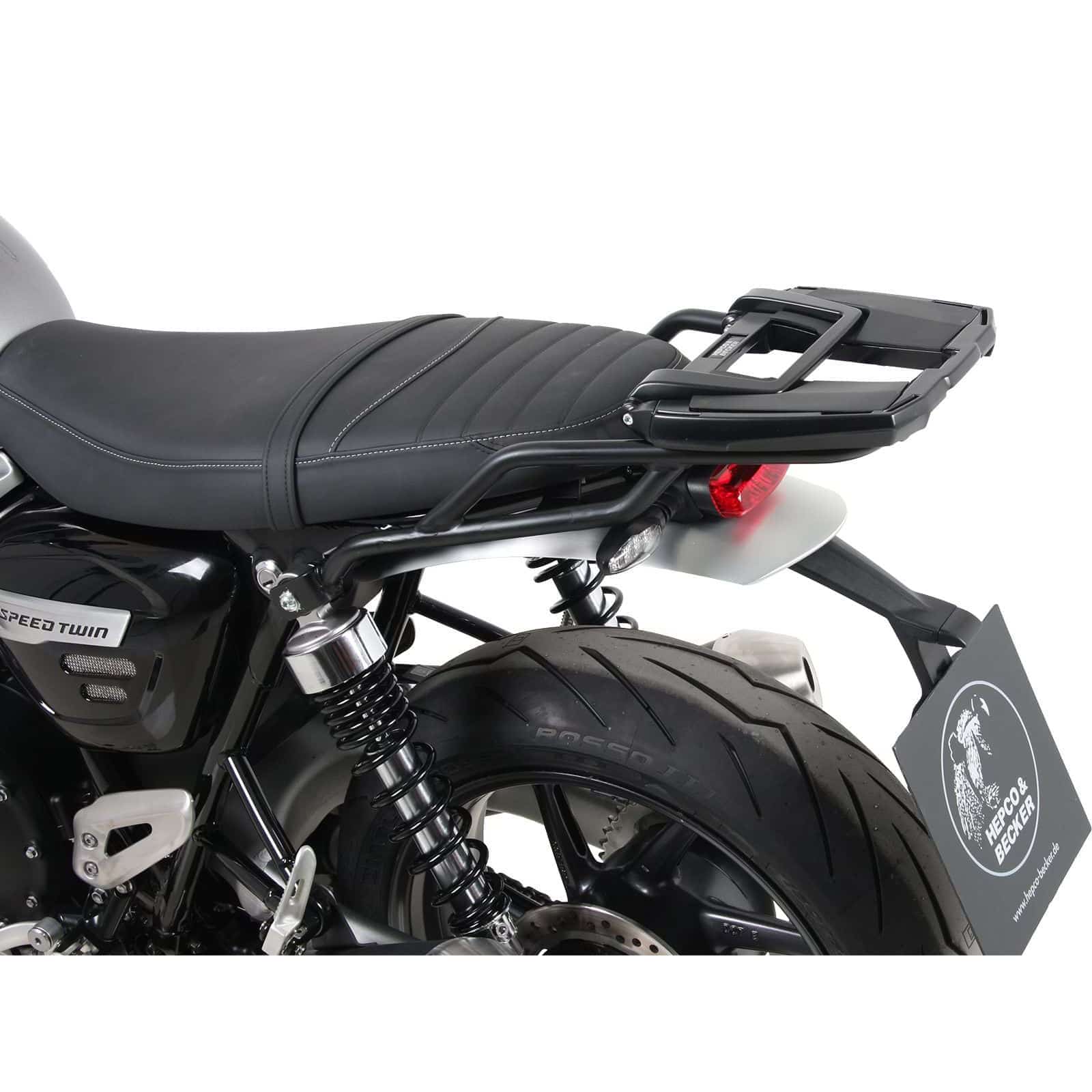 Hepco & Becker Gepäckträger Easyrack schwarz für Speed Twin 1200 /RS 2022- - Motorradzubehör - Motorradgepäck