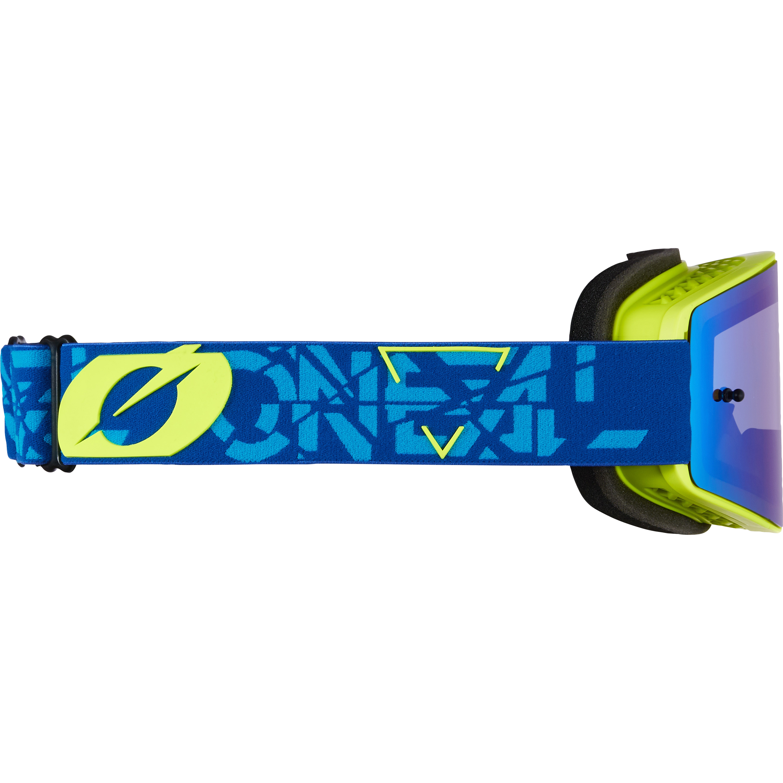 B-20 Flat Crossbrille Strain V.22 blau/neongelb/blau
