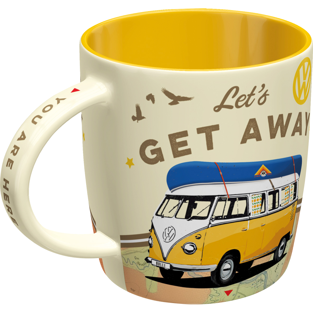 Nostalgic-Art-Tasse "Set VW Bulli - Let's Get Away" 330 ml-5741031207030100