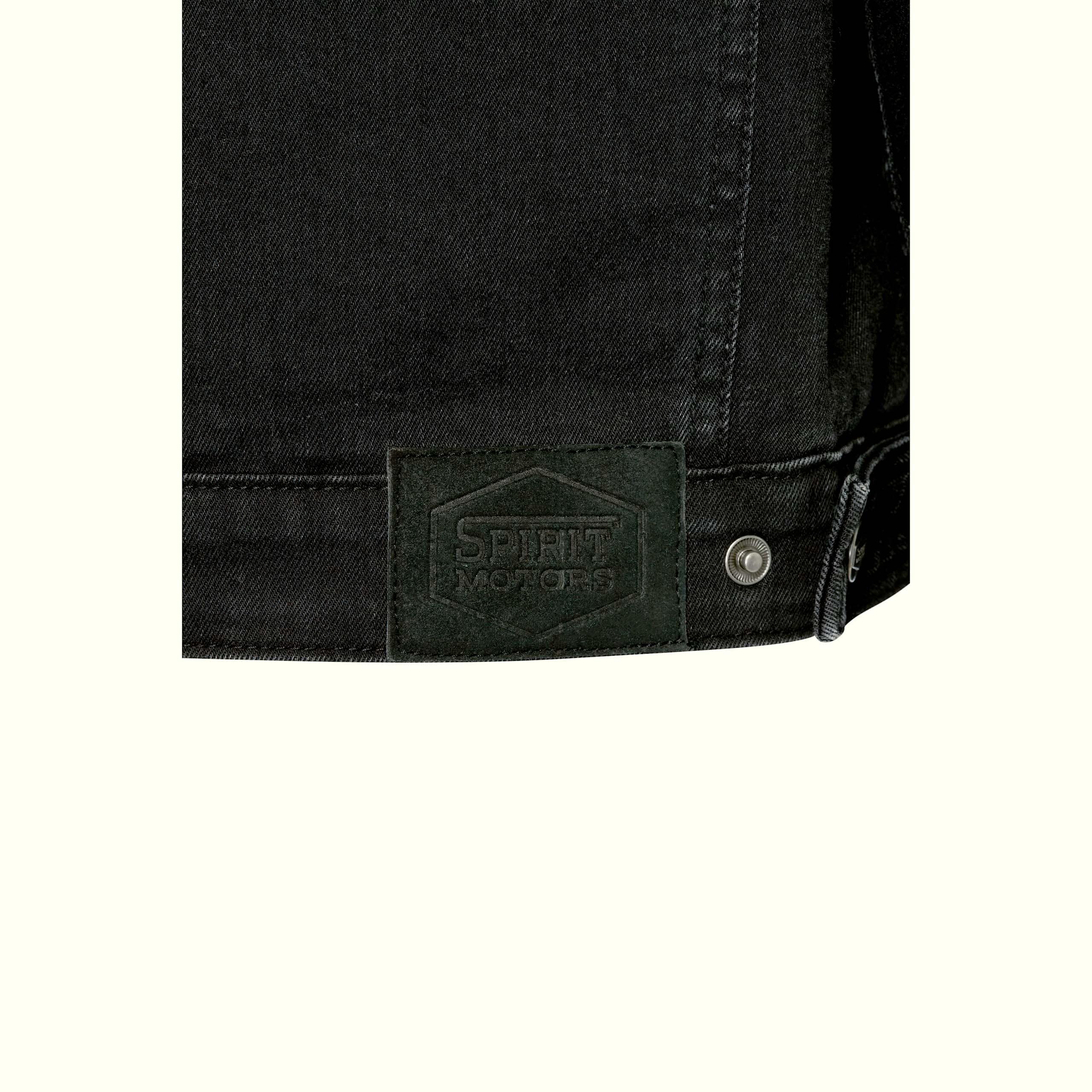 Spirit Motors-Cool Jenna Damen Denimjacke schwarz-2019251999001