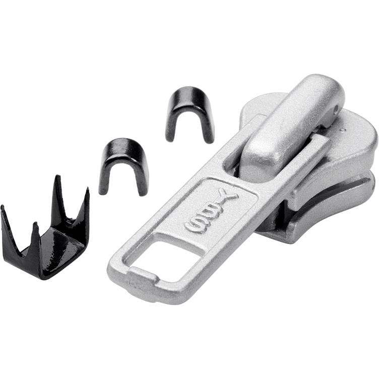 POLO-5V Reissverschlussschieber silber-3203941999016000