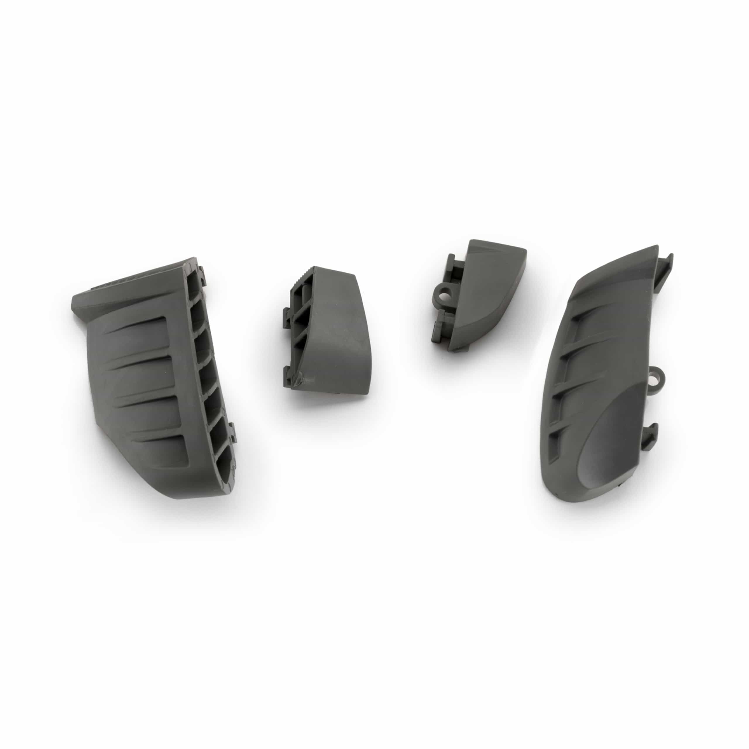 Puig rubber inserts front/rear for crash pads Pro 2.0 grey