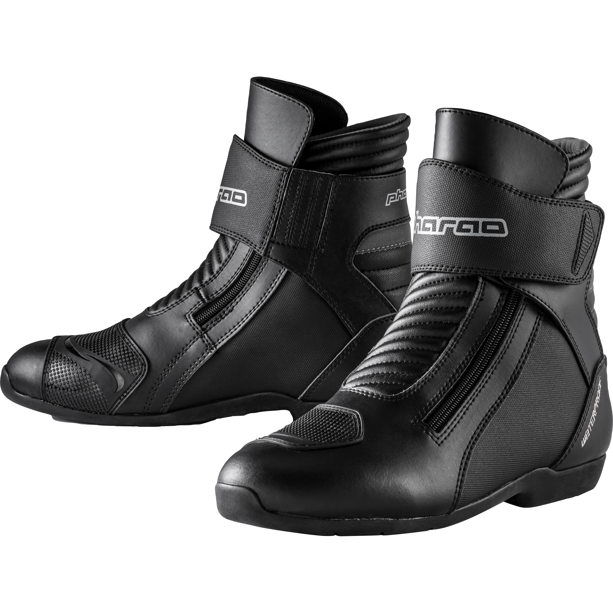 Pharao-Trigon WP Motorradstiefel kurz schwarz 39-3006541999001739