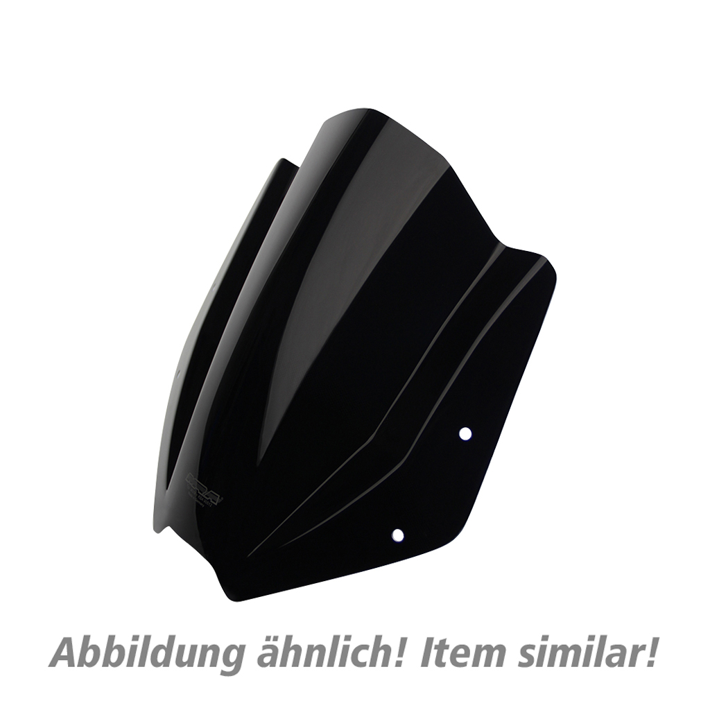 MRA Windshield Stealth SH 330x340mm without mounting kit clear