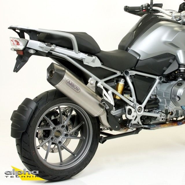 Arrow Exhaust Auspuff Race-Tech 71805PK Titan/Carbon f.R 1200/1250 GS/A13- - Motorradteile & Ersatzteile - Auspuff