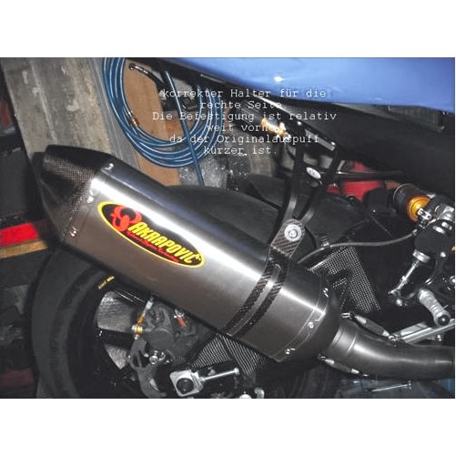 B&G-Auspuffhalter Alu 100-152 bei 4in1 für GSX-R 1000 2007-2008-5660841004005341