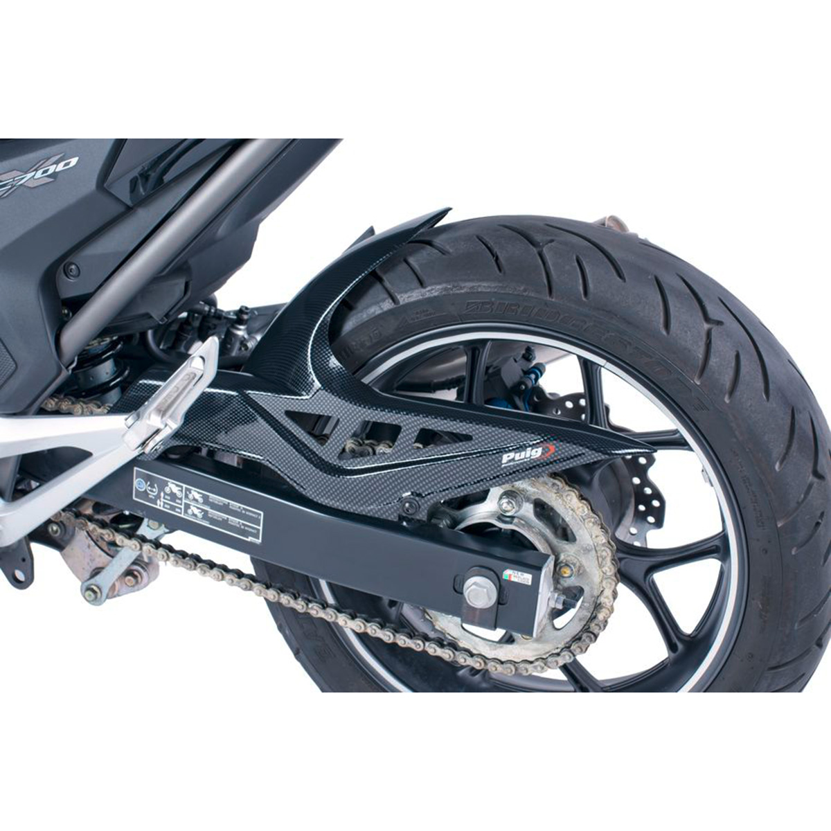 Puig rear wheel cover carbon look for Honda NC 700/750 S/X/Integ