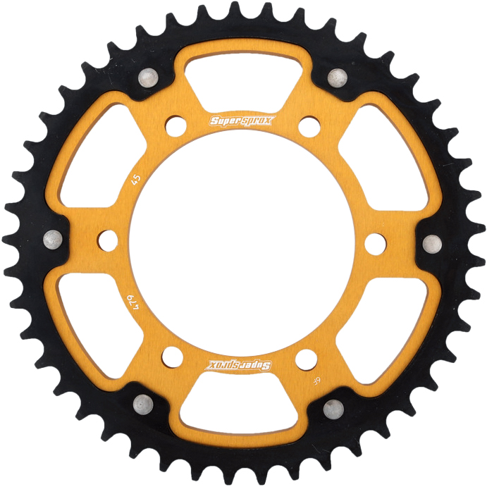 D.I.D. Supersprox kit cadena Stealth 530VX3(G&B) remache X 17/45/118 oro para Yama