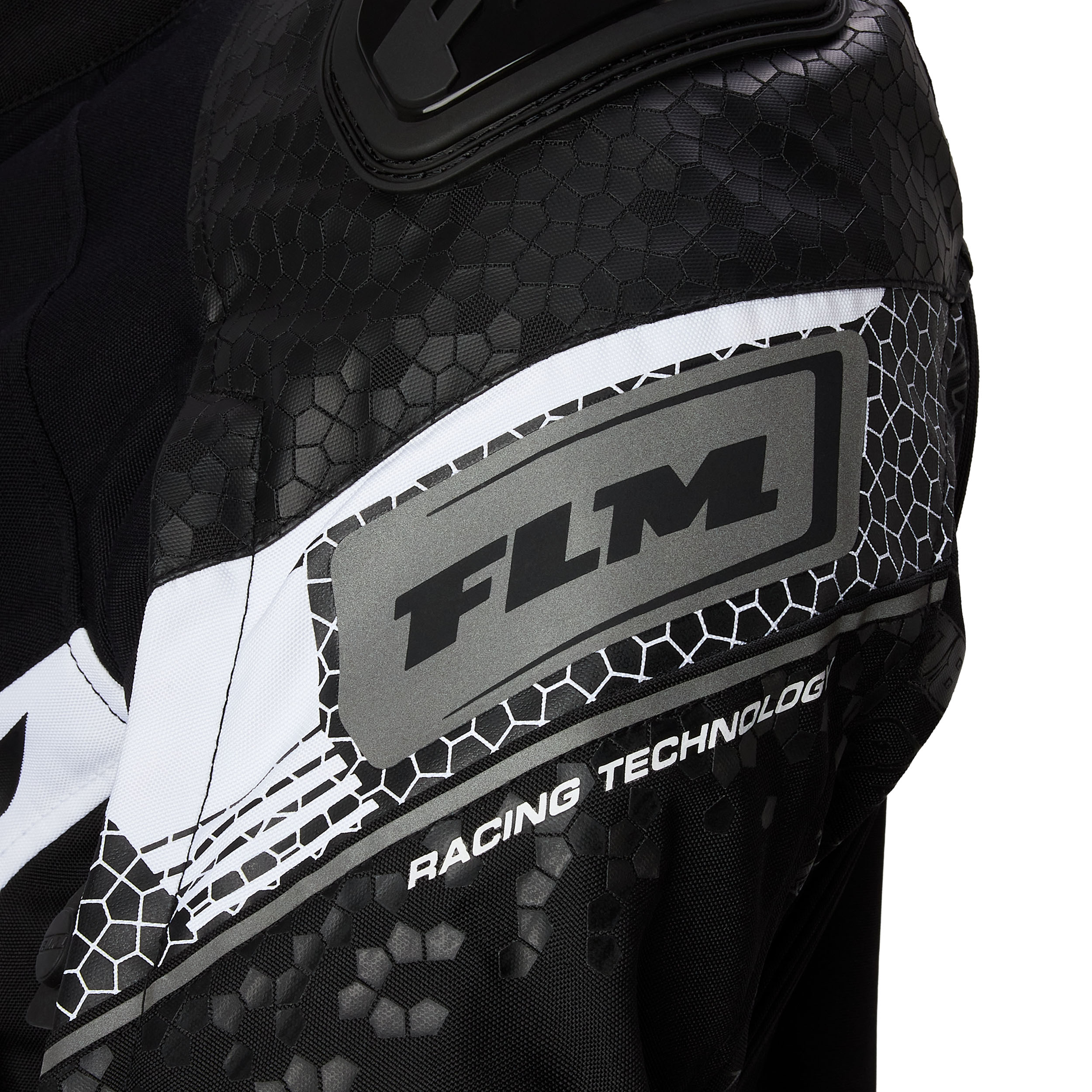 FLM-Octane Textiljacke 2 schwarz/weiß XXL-0000827999031012